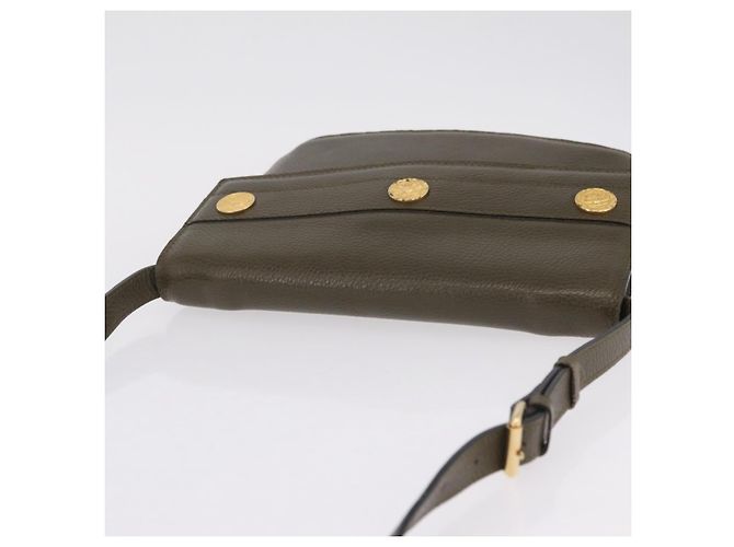 Céline CELINE Shoulder Bag Leather Khaki Gold - vista 6