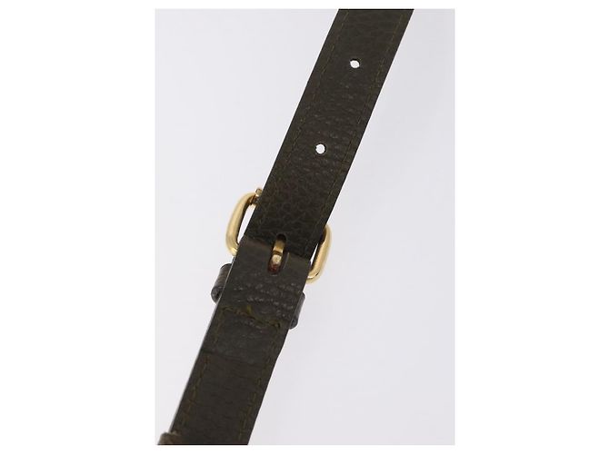 Céline CELINE Shoulder Bag Leather Khaki Gold - vista 8