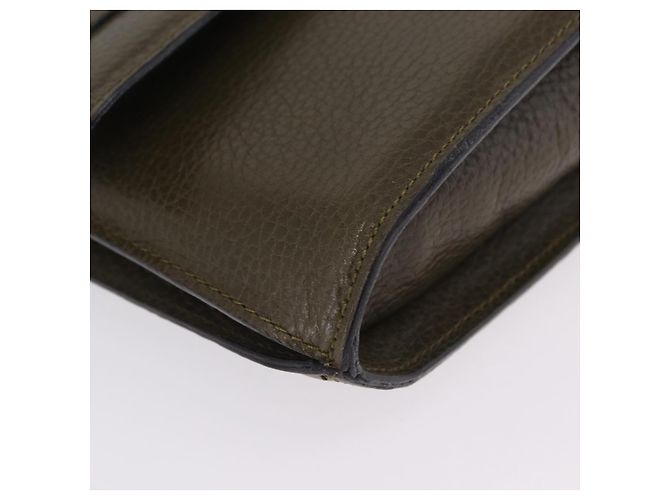 Céline CELINE Shoulder Bag Leather Khaki Gold - vista 9