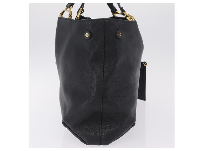 Miu Miu Tote Bag Leder Schwarz Gold - Ansicht 3