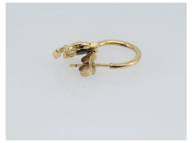 CHANEL Pierce Metall Gold-Ton CC - Ansicht 7