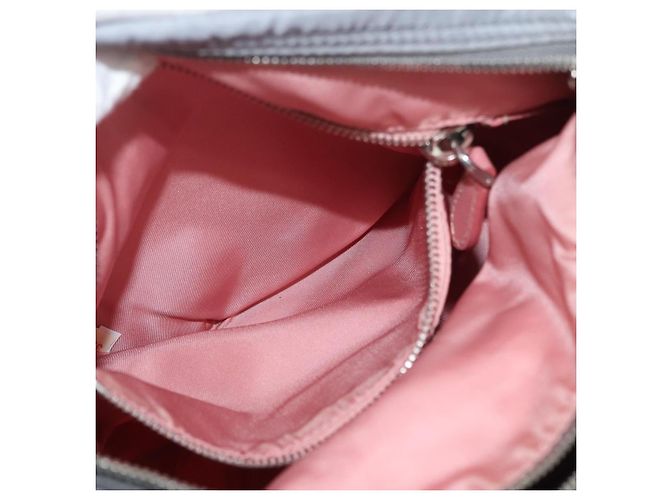 PRADA Shoulder Bag Nylon Gray Silver - vista 27