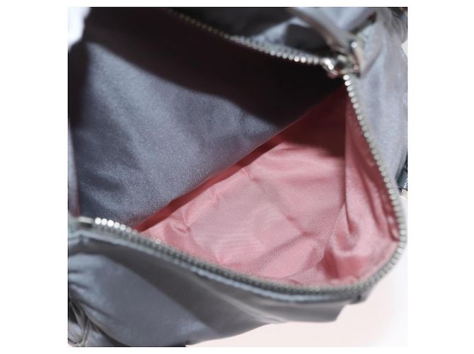 PRADA Shoulder Bag Nylon Gray Silver - vista 28