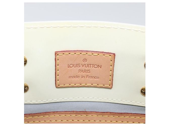 LOUIS VUITTON Monogram Vernis Reade PM Hand Bag Perle M91336 LV - vista 18