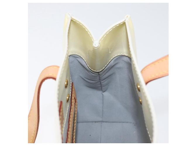 LOUIS VUITTON Monogram Vernis Reade PM Hand Bag Perle M91336 LV - vista 19