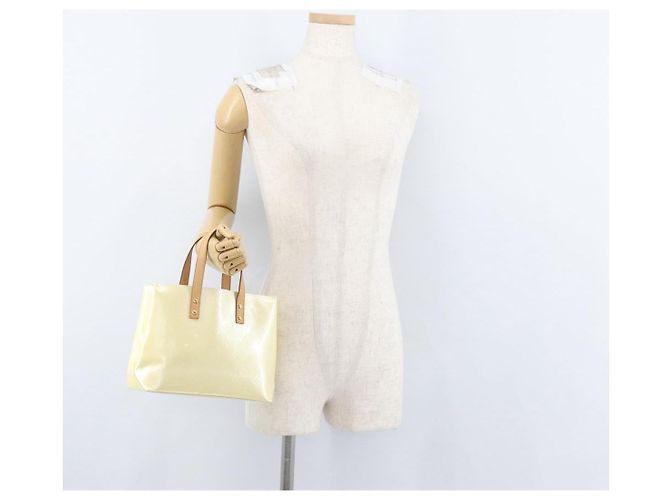 LOUIS VUITTON Monogram Vernis Reade PM Hand Bag Perle M91336 LV - vista 23
