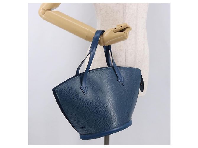 LOUIS VUITTON Epi Saint Jacques Shoulder Bag Blue M52275 LV - vista 22