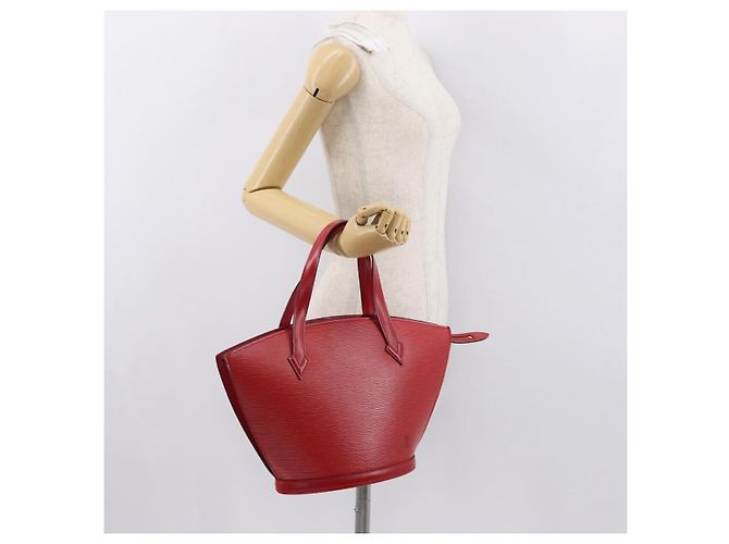 LOUIS VUITTON Epi Saint Jacques Shoulder Bag Red M52277 LV - vista 21