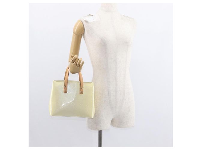 LOUIS VUITTON Monogram Vernis Reade PM Hand Bag Perle M91336 LV - vista 23