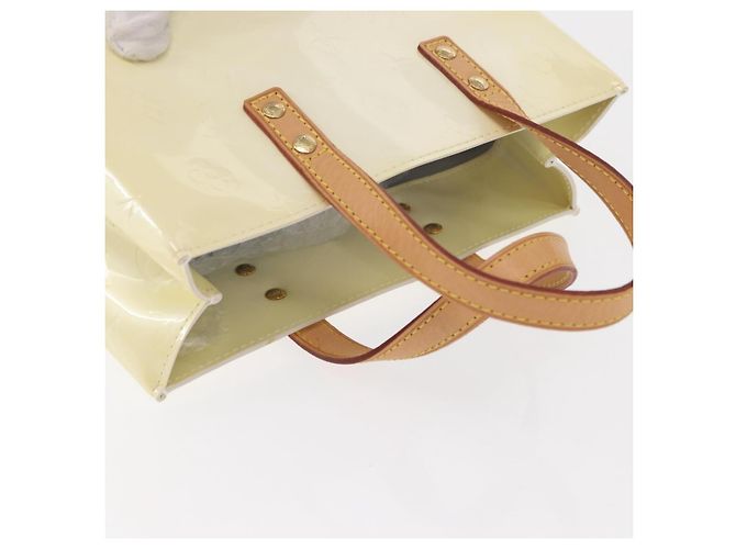LOUIS VUITTON Monogram Vernis Reade PM Hand Bag Perle M91336 LV - vista 6