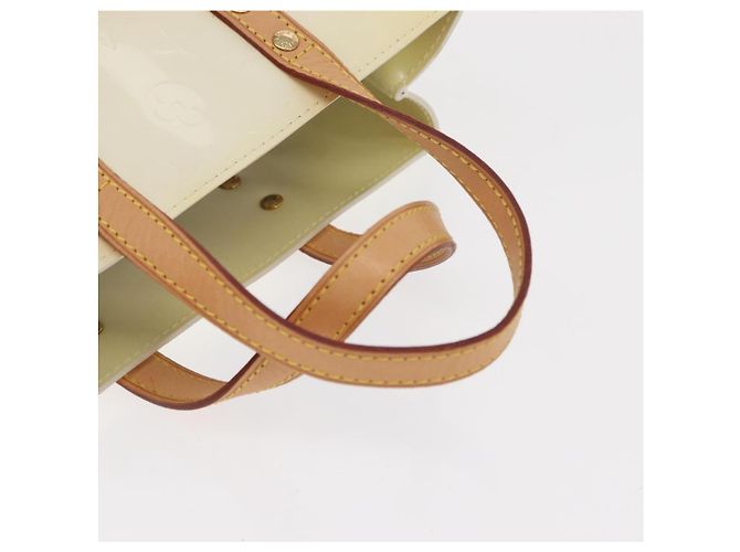 LOUIS VUITTON Monogram Vernis Reade PM Hand Bag Perle M91336 LV - vista 7