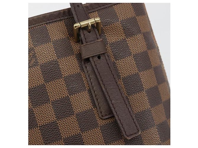 LOUIS VUITTON Damier Ebene Marais Shoulder Bag N42240 LV - vista 10