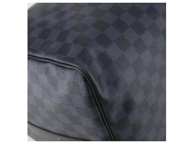 LOUIS VUITTON Damier Cobalt Keepall Bandouliere 55 Boston Bag N41356 - vista 19