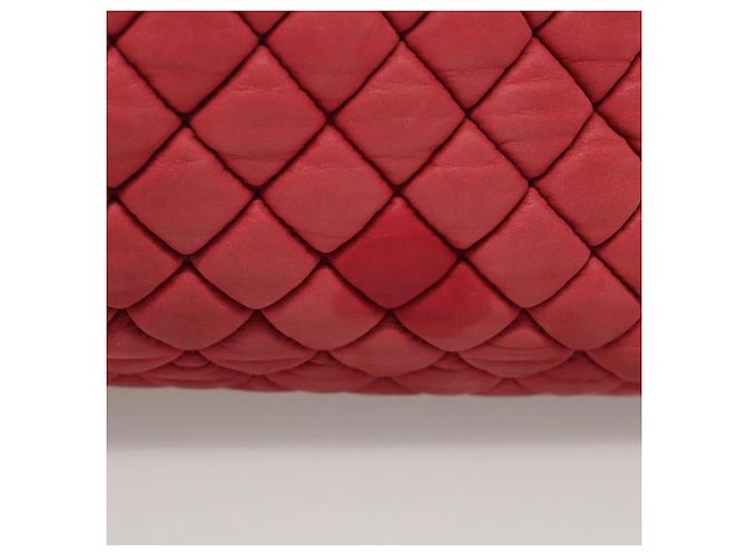 CHANEL Matelasse Chain Shoulder Bag Lamb Skin Pink Silver CC - vista 3