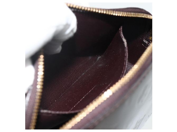 LOUIS VUITTON Monogram Vernis Pochette Cosmetic PM Amarante M91495 - vista 11