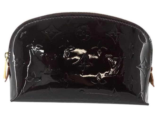 LOUIS VUITTON Monogram Vernis Pochette Cosmetic PM Amarante M91495 - vista 13