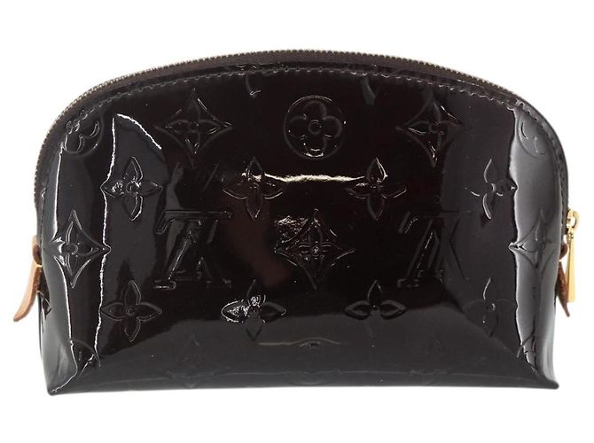 LOUIS VUITTON Monogram Vernis Pochette Cosmetic PM Amarante M91495 - vista 2