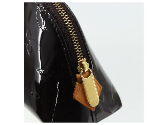 LOUIS VUITTON Monogram Vernis Pochette Cosmetic PM Amarante M91495 - vista 8