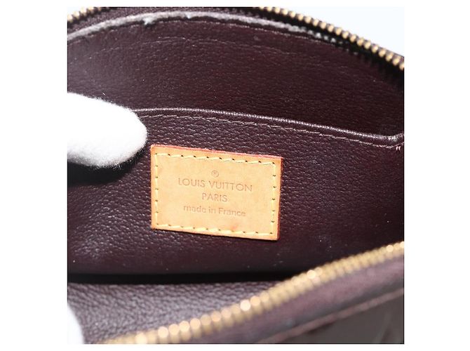 LOUIS VUITTON Monogram Vernis Pochette Cosmetic PM Amarante M91495 - vista 9