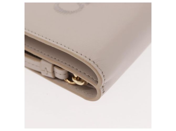 Chloé Chloe Sense Portemonnaie Leder Ivory - Ansicht 14