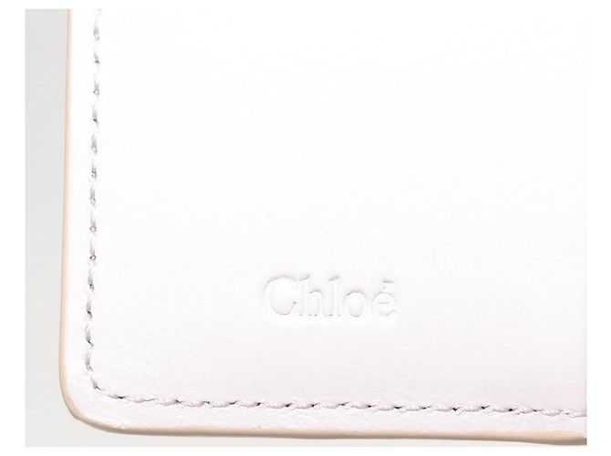 Chloé Chloe Sense Portemonnaie Leder Ivory - Ansicht 18