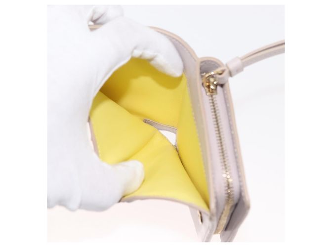 Chloé Chloe Sense Portemonnaie Leder Ivory - Ansicht 19