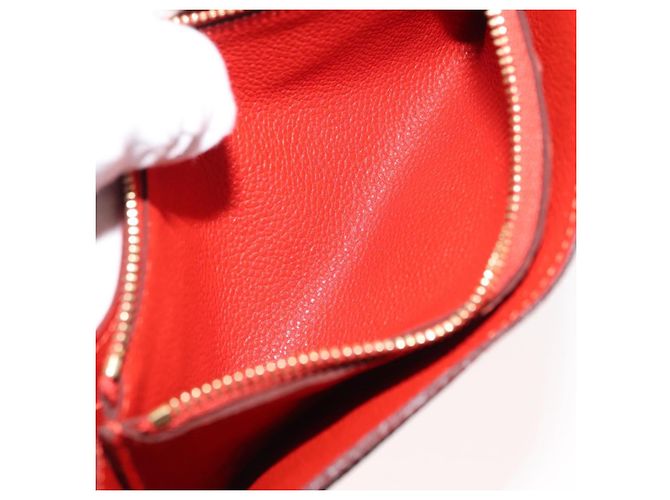 LOUIS VUITTON Monogram Empreinte Portefeuille Curieuse Red M60300 - vista 10