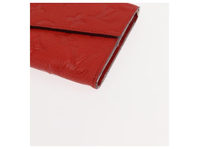 LOUIS VUITTON Monogram Empreinte Portefeuille Curieuse Red M60300 - vista 14