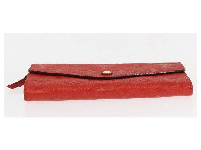 LOUIS VUITTON Monogram Empreinte Portefeuille Curieuse Red M60300 - vista 6