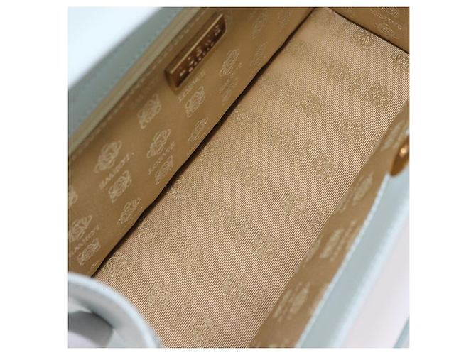 LOEWE Handtasche Wildleder Hellblau Gold - Ansicht 11