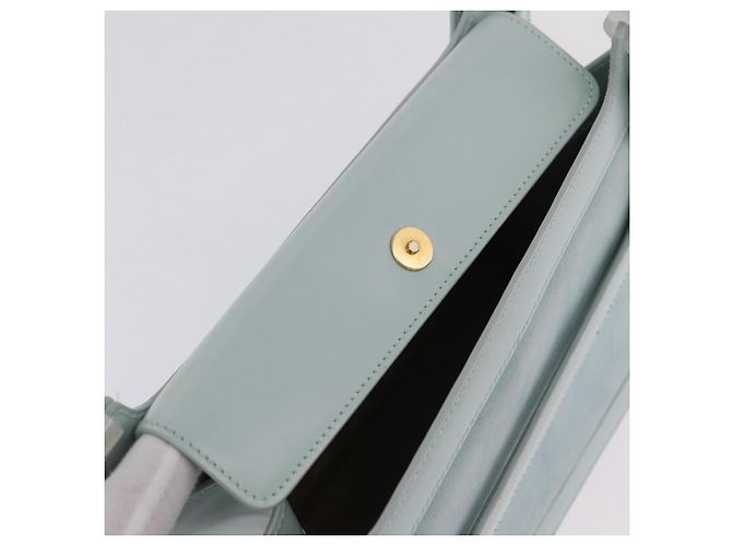LOEWE Handtasche Wildleder Hellblau Gold - Ansicht 20