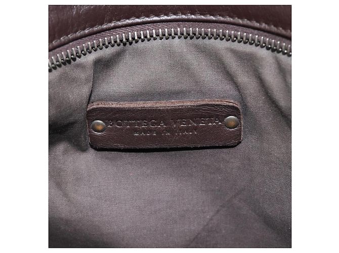 Bottega Veneta INTRECCIATO Shoulder Bag Leather Brown - vista 19