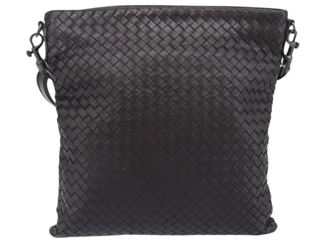 Bottega Veneta INTRECCIATO Shoulder Bag Leather Brown - vista 2