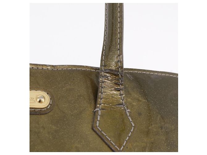 LOUIS VUITTON Monogram Vernis Wilshire PM Bag Gris Art Deco M91627 - vista 8