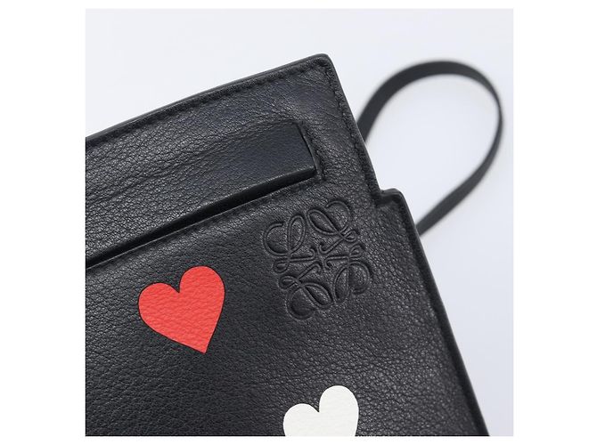 LOEWE Shoulder Bag Leather Black Gold - vista 15