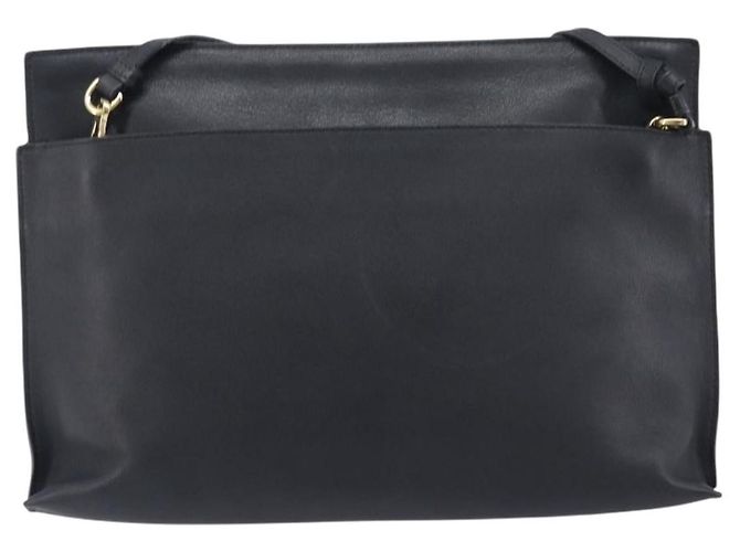LOEWE Shoulder Bag Leather Black Gold - vista 3