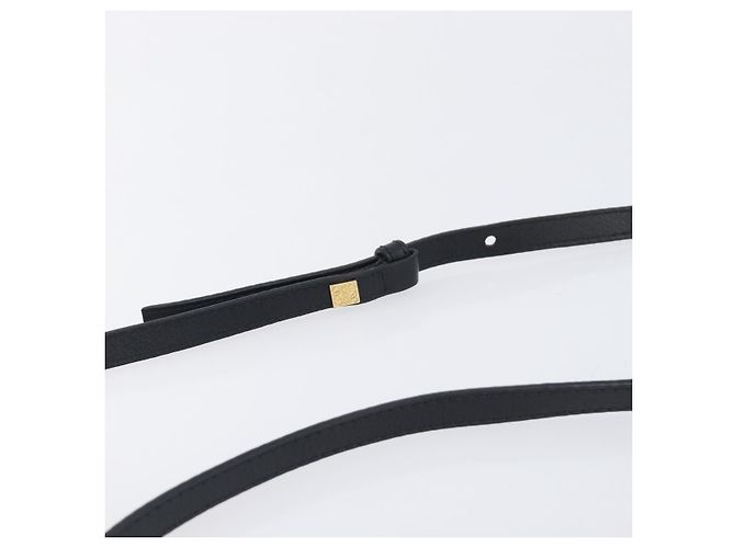 LOEWE Shoulder Bag Leather Black Gold - vista 9