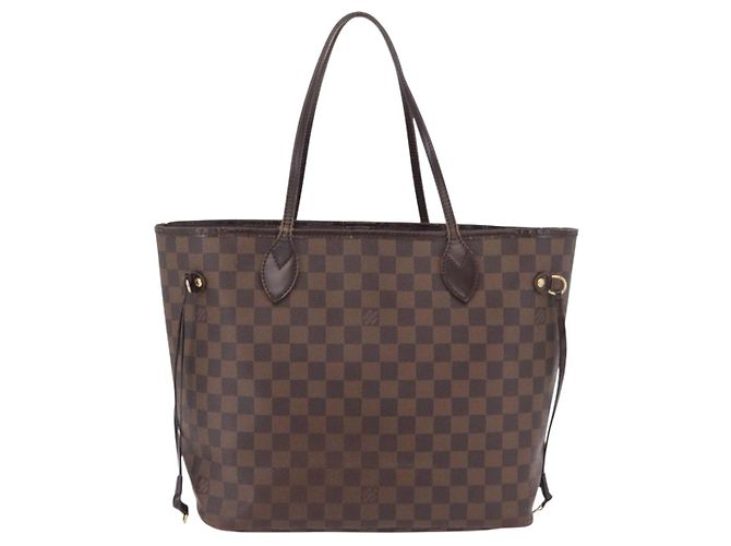 LOUIS VUITTON Damier Ebene Neverfull MM Tote Bag N51105 LV - vista 3