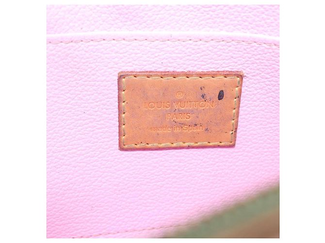 LOUIS VUITTON Monogram Multicolor Pochette PM Pouch White M47354 LV - vista 15