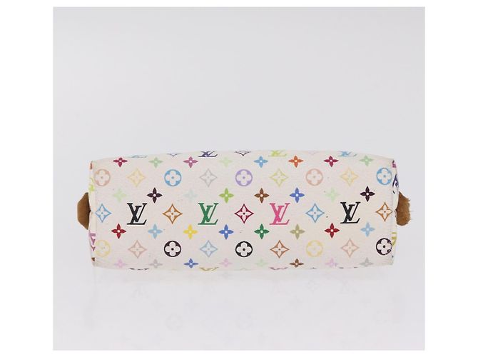 LOUIS VUITTON Monogram Multicolor Pochette PM Pouch White M47354 LV - vista 8