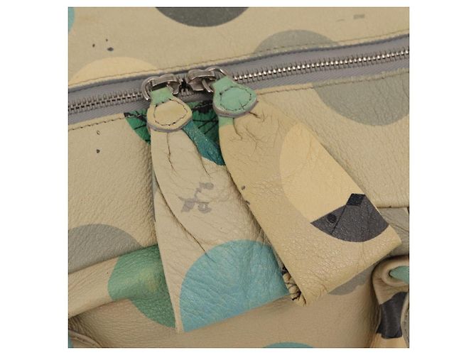 Céline CELINE Boston Tasche Leder Beige Silber - Ansicht 16
