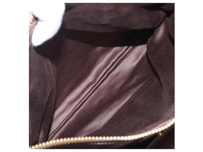 Miu Miu Hand Bag Leather 2way Gray Gold - vista 28
