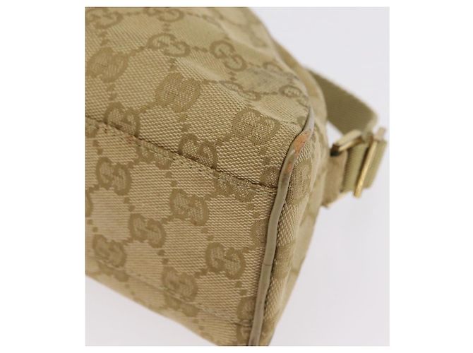 GUCCI GG Canvas Shoulder Bag Beige Gold 90781 - vista 14