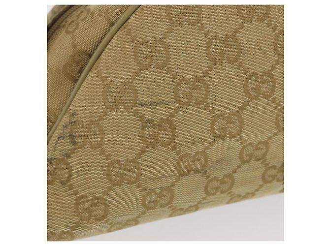 GUCCI GG Canvas Shoulder Bag Beige Gold 90781 - vista 4