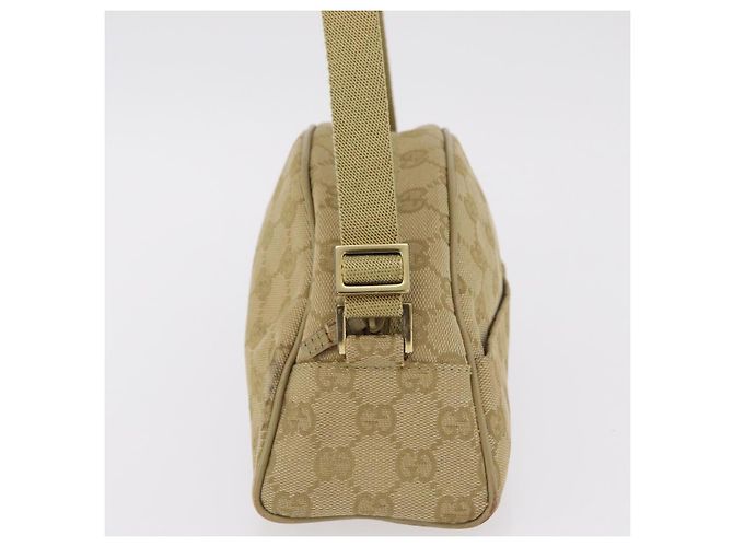 GUCCI GG Canvas Shoulder Bag Beige Gold 90781 - vista 6