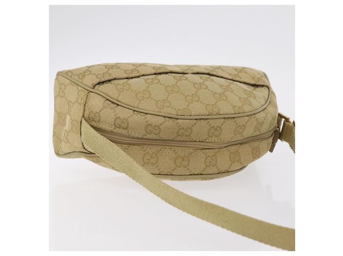 GUCCI GG Canvas Shoulder Bag Beige Gold 90781 - vista 7