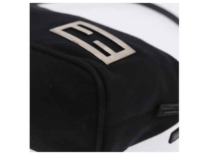 FENDI Accessory Pouch Cotton jersey Black Silver - vista 13