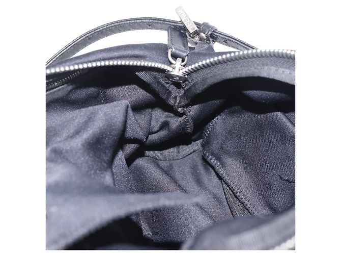 FENDI Accessory Pouch Cotton jersey Black Silver - vista 22