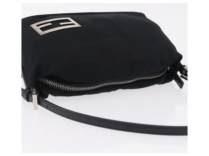 FENDI Accessory Pouch Cotton jersey Black Silver - vista 6