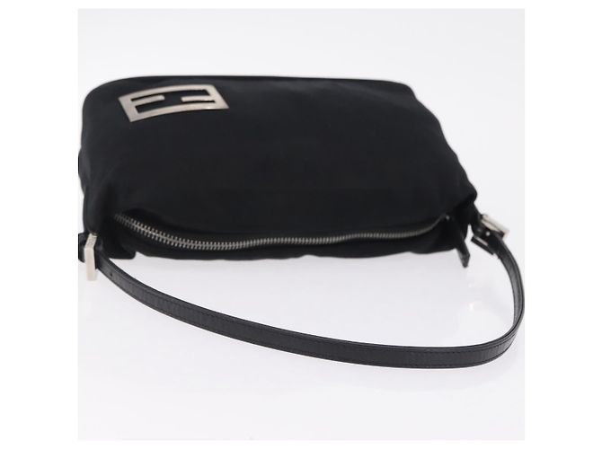 FENDI Accessory Pouch Cotton jersey Black Silver - vista 7